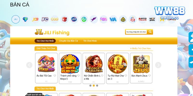 Bắn cá WW88